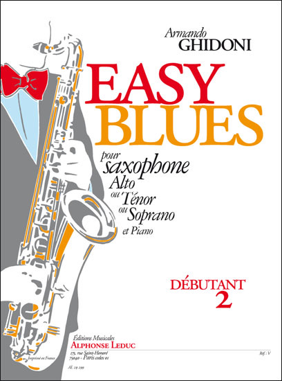 Easy Blues, pour saxophone alto ou ténor ou soprano et piano
