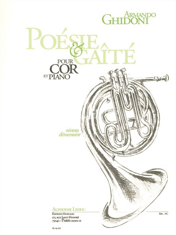 Poesie et Gaîté: Cor en Fa et Piano. 9790046292071