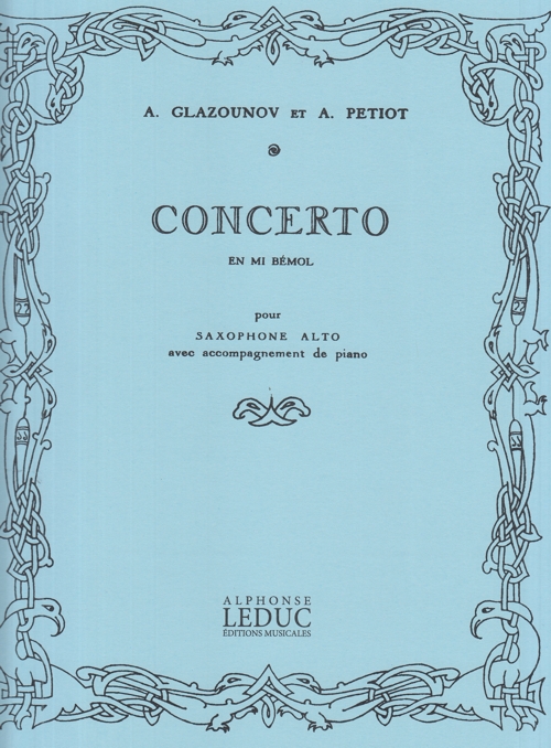 Concerto en Mi bémol, pour saxophone alto avec accompagnement de piano