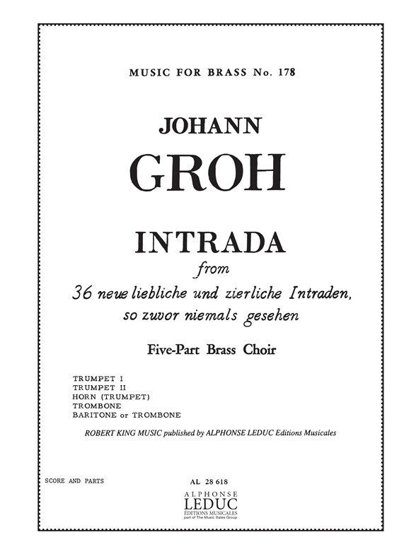 Intrada, Brass Quintet [or 5-Part Brass Choir]