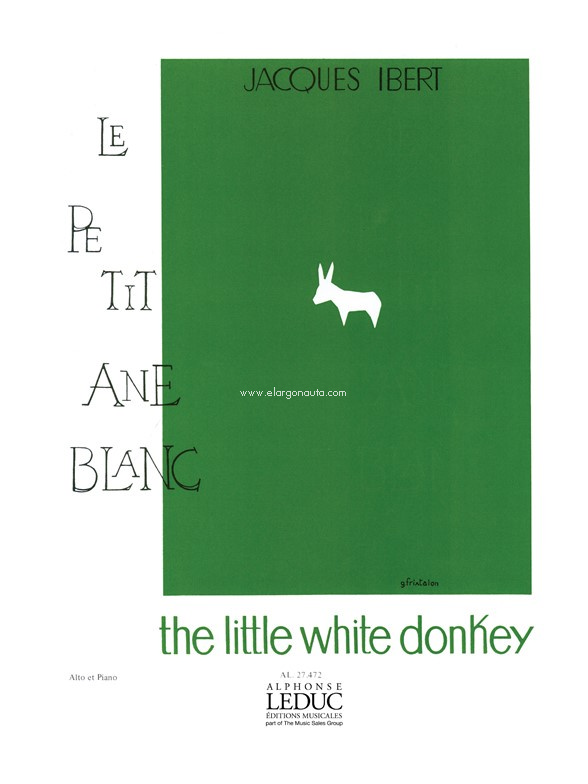 Ibert Little White Donkey, Viola