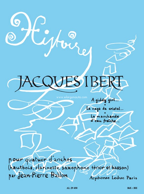 Histoires, vol. 1, hautbois, clarinette, saxophone tenor, et basson
