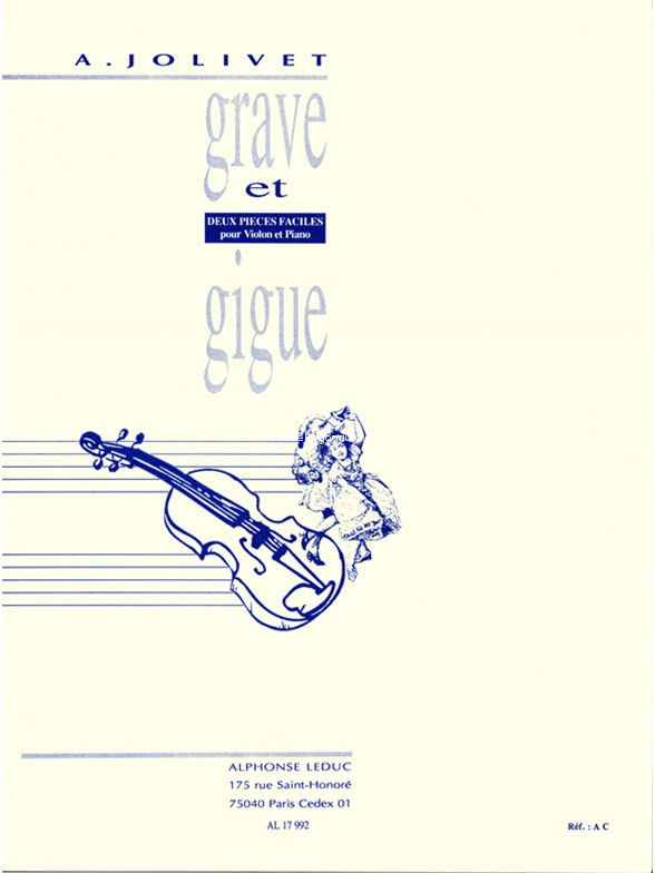 Grave Et Gigue, Violin and Piano