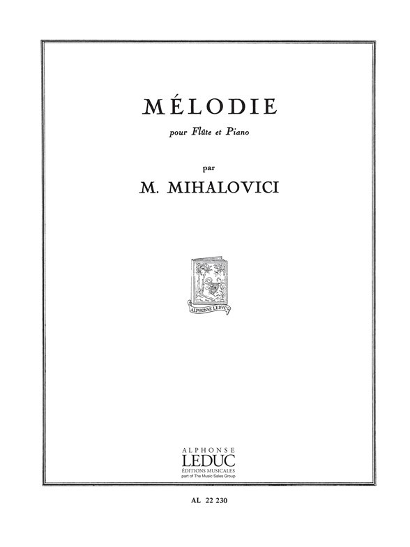 Melodie, Flute and Piano