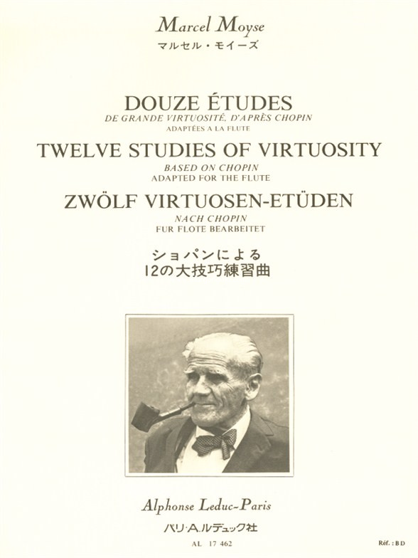 12 studies of great virtuosity after Chopin, Flute. 9790046174629