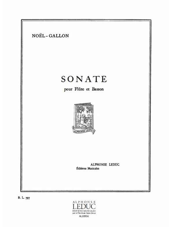 Noel-Gallon: Sonate, Flute and Bassoon