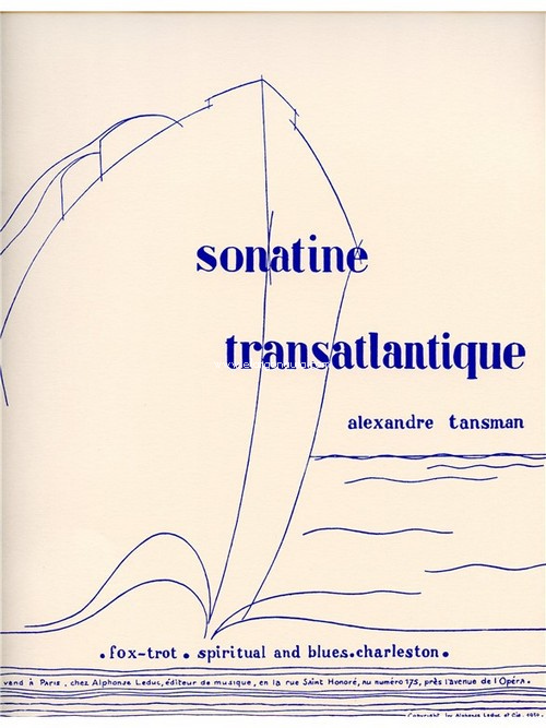 Sonatine Transatlantique, Piano