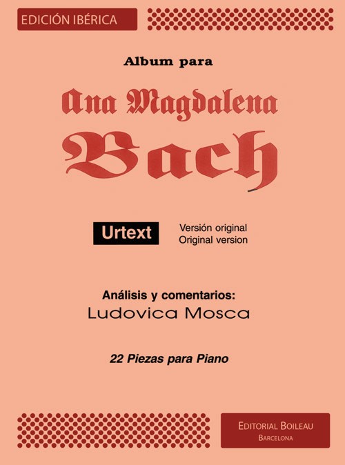 Álbum para Ana Magdalena Bach. Urtext