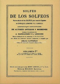 Solfeo de los solfeos: nueva edición de los solfeos para voces de soprano. Vol 1B