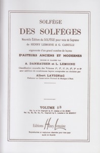 Solfèfe des solfèges, nouvelle édition du solfège pour voix de soprano, vol. 5B. 9790230968669