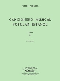 Cancionero musical popular español, vol. III. 9788480207331