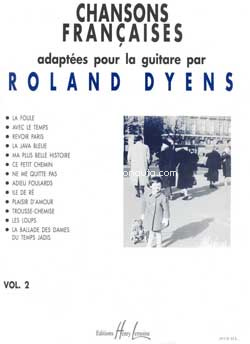 Chansons françaises Vol.2, Guitar