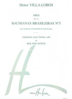 Aria (Bachianas Brasileiras 5), adaptation pour guitare solo