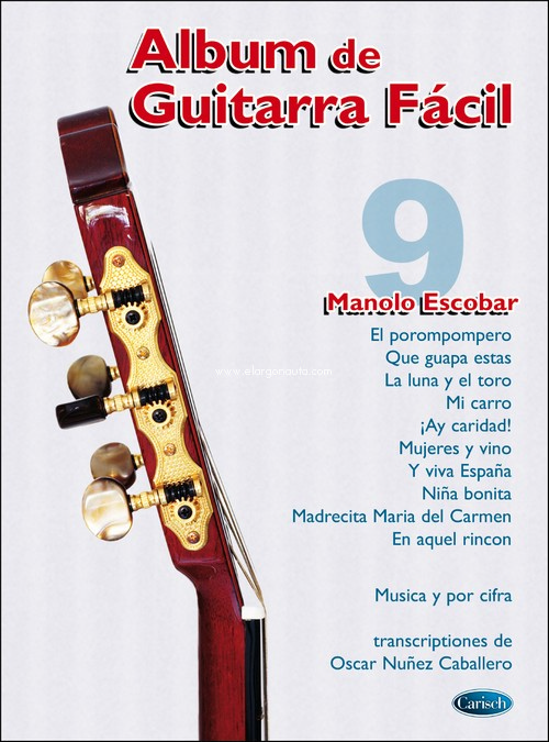 Album de Guitarra Fácil N.09 - Manolo Escobar, Guitar
