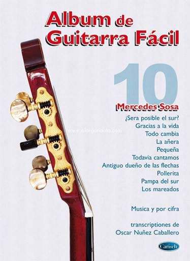 Album De Guitarra Fácil nº 10. Mercedes Sosa