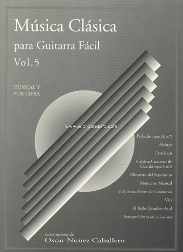 Música Clásica Para Guitarra Fácil, Volumen 5