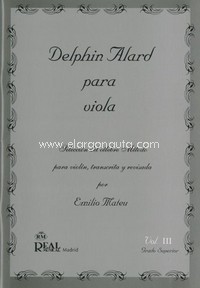 Delphin Alard para viola, vol. III, grado superior