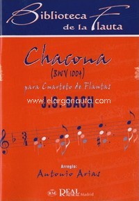 Chacone BWV 1004 para Cuarteto de Flautas