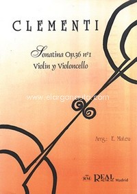 Sonatina Op. 36 nº 1, para Violín y Violoncello