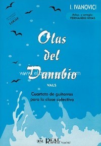 Olas del Danubio (Vals), Cuarteto de Guitarras para la Clase Colectiva