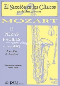 12 Piezas Fáciles (Grado Elemental) para Saxofón Alto
