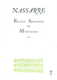 Nassarre 2-1. Revista Aragonesa de Musicología