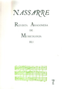 Nassarre 3-1. Revista Aragonesa de Musicología