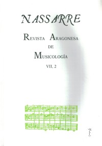 Nassarre 7-2. Revista Aragonesa de Musicología