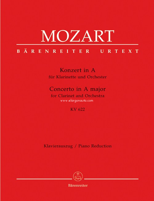 Concerto for Clarinet and Orchestra A major KV 622