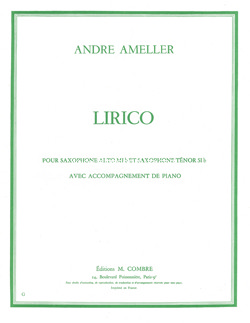 Lirico, pour Saxophone et Piano