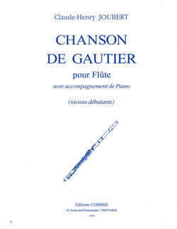 Chanson de Gautier, pour Flûte avec accompagnement de Piano