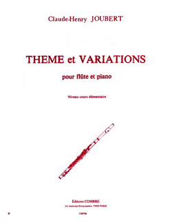 Thème et variations, pour flûte et piano