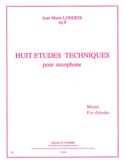 Huit Études Techniques pour Saxophone, op. 8