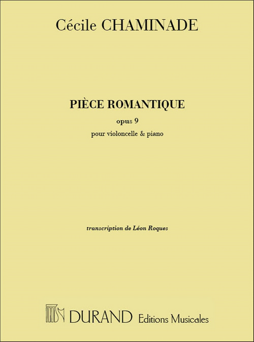 Piece Romantique, Pour Violoncelle Et Piano , Cello or 2 Celli and Piano