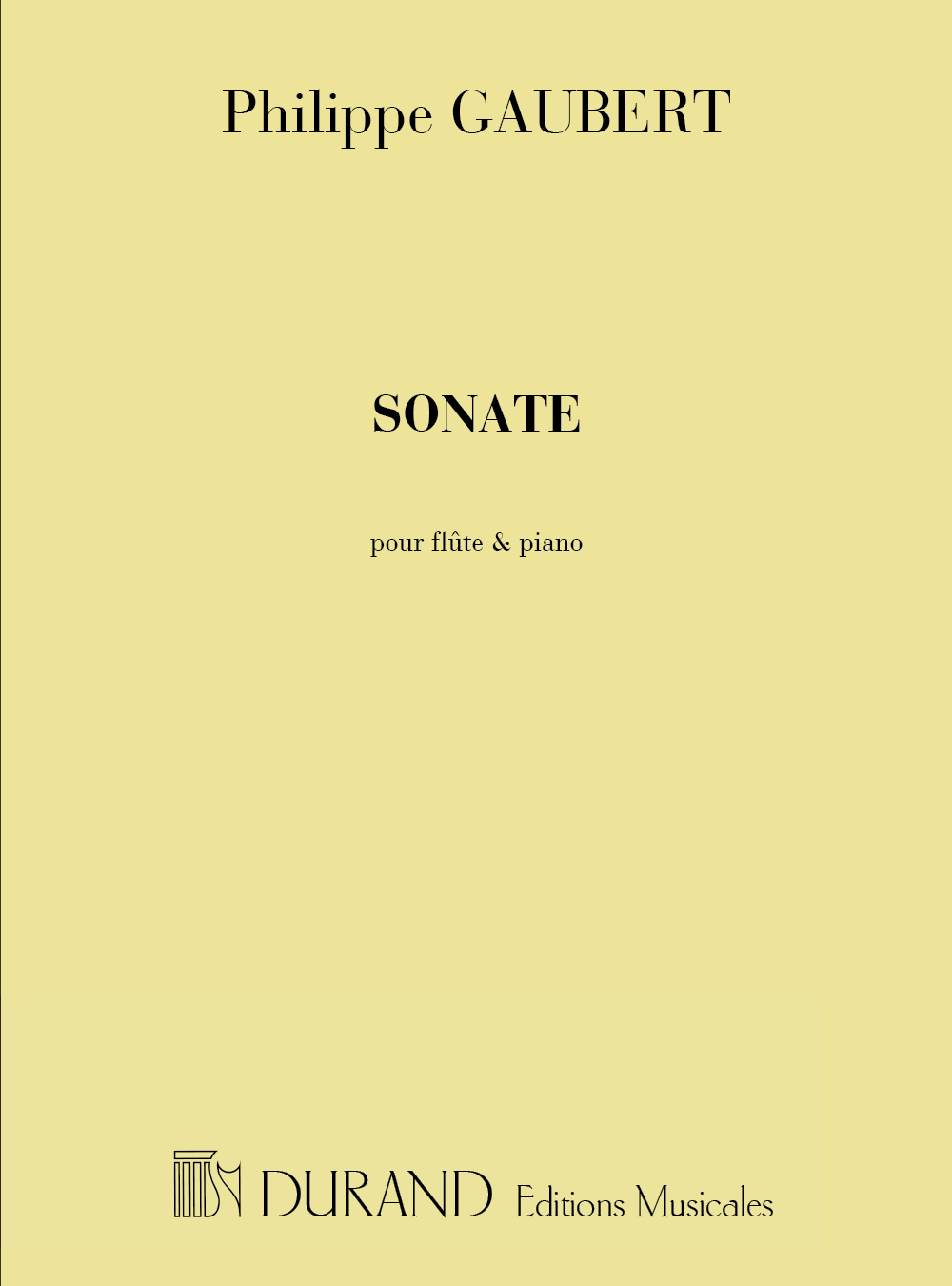 Sonate, Flute and Piano