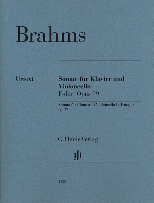 Sonata for Piano and Violoncello F major, op. 99. Urtext