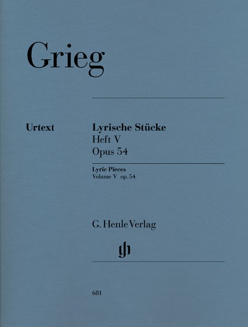 Lyric Pieces, vol. V, op. 54 = Lyrische Stücke, Heft, V, op. 54. 9790201806815
