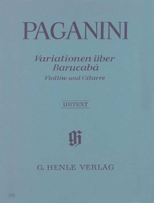 60 Variations on Barucabà for Violin and Guitar, op. 14. Urtext