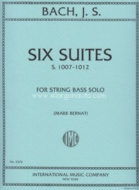 6 Suites para violonchelo solo,  BWV 1007-1012, for Solo String Bass