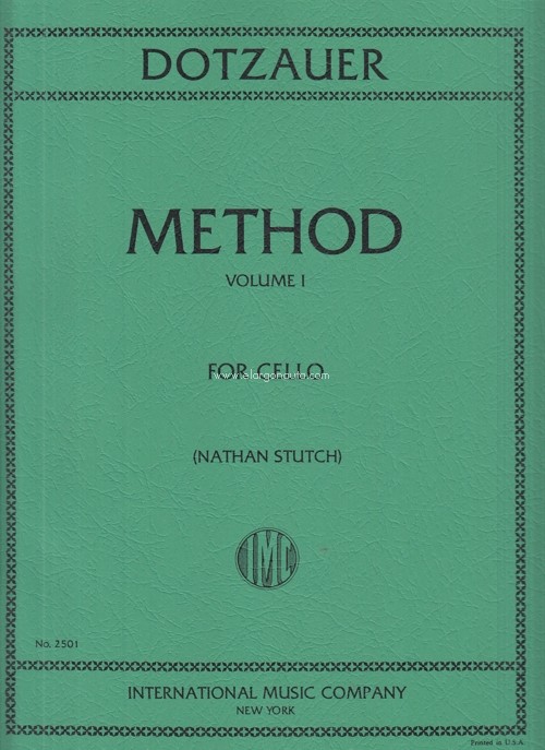 Cello Method Volume 1, for cello