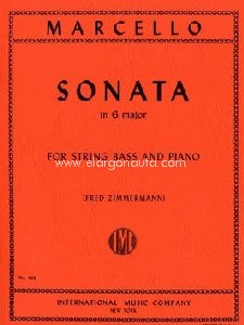 Sonata G Major, for Double Bass and Piano. 9790220409158