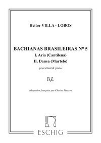 Bachianas Brasileiras N. 5 (Aria e Dansa), Soprano Voice and Piano