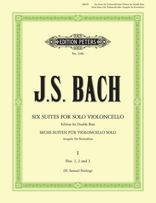 Six Suites for Solo Cello, Vol. 1, Edition for Double Bass