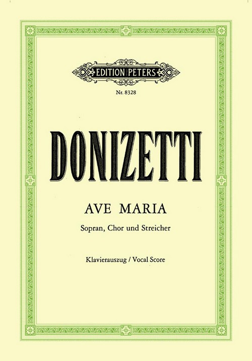 Ave Maria, Soprano, SATB and String Orchestra