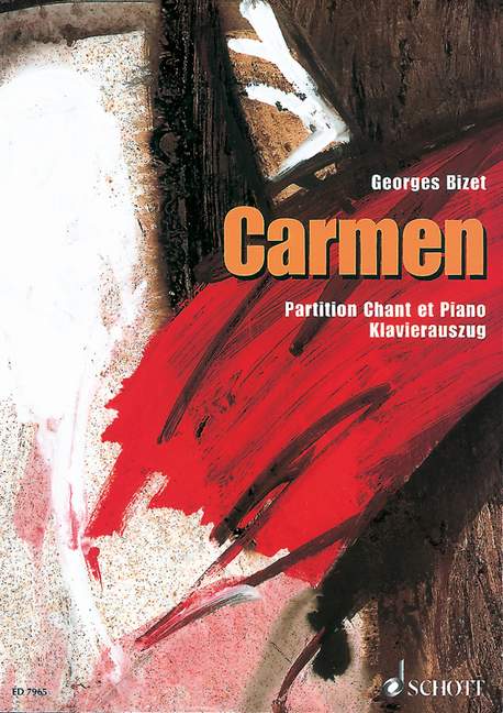 Carmen, partition chant et piano