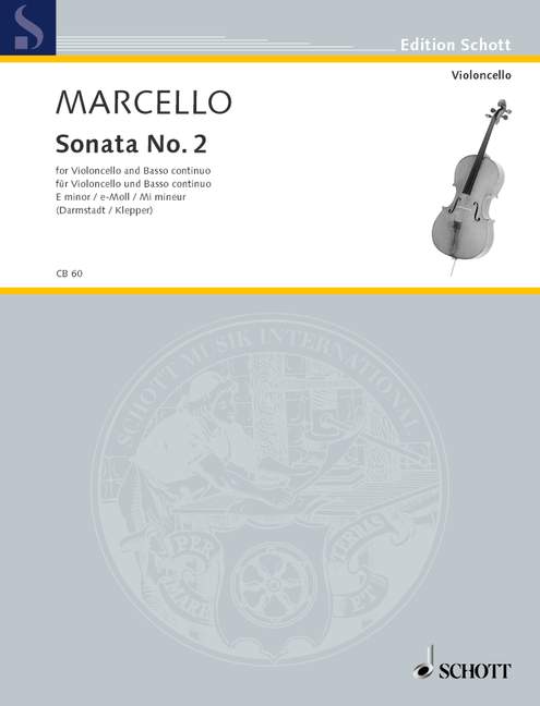 Sonata No 2 in E Minor, for Violoncello and Basso continuo
