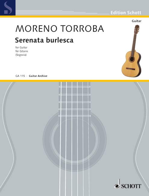 Serenata burlesca, for guitar. 9790001095563