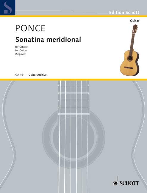 Sonatina meridional, for Guitar