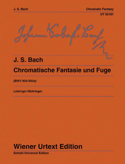 Chromatic Fantasy and Fugue BWV 903 = Chromatische Fantasie und Fuge BWV 903