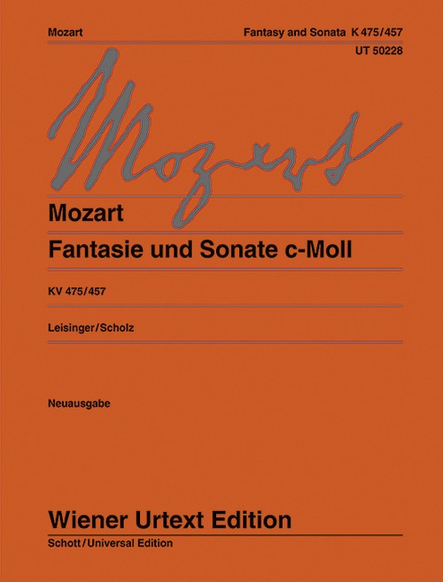 Fantasia and Sonata KV 475/457 = Fantasie und Sonate c-Moll KV 475/457